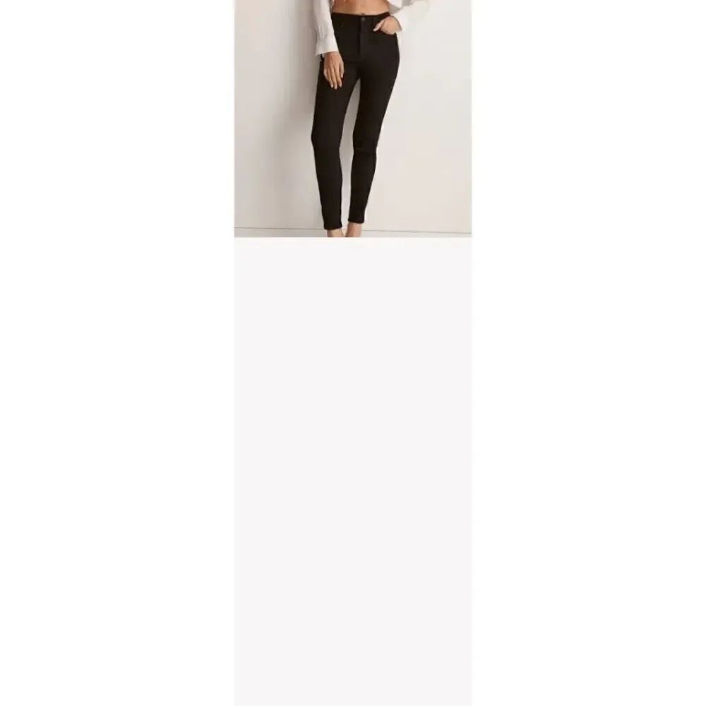 Madewell black 10” high rise skinny normcore 28 jeans